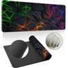 Hixingo Tappetino Mouse, 3D Multicolore Tappetino Mouse XXL/XL/L, Tappetino Mouse Gaming con Base in Antiscivolo e Bordi Cuciti, Mouse Pad per Casa Ufficio (900x400x3mm,Multicolore)