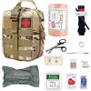 HuaMuDM Borsa Pronto Soccorso, Kit Primo Soccorso per Esterni, Tattico Molle Marsupio, Trauma First Aid Kit, Kit Traumi, Emergenza Primo Soccorso (giallo mimetico)