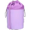 trendfinding Sacchetto Porta-mollette per bucato in Cotone - da Appendere - con moschettone - Viola
