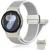 YuiYuKa Cinturino Nylon Magnetico Un Clic per Samsung Galaxy Watch 7 6 5 4 FE 40mm 44mm/Watch 6 Classic 47mm 43mm/5 Pro 45mm/4 Classic 46mm 42mm Uomo/Donna,Cinturino Sportivo 20mm per Galaxy Watch 7 FE 6 5 4