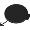 ECSiNG Tappo di copertura per gancio di traino anteriore, 5K0807241E, accessorio per paraurti anteriore, compatibile con Golf VI MK6 2009-2013, nero