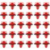 SG Store 30 clip di fissaggio per pannello interno della portiera dell'auto, 07146962771 6962771, compatibile con BMW Serie 3 E90 E91 E92 E93, rosso