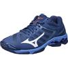 Mizuno Wave Voltage, Scarpe da Ginnastica Uomo, Diaspro Blu Bianco Denim Scuro, 37 EU