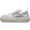 NIKE W Court Vision Alta Txt, Sneaker Donna, White/Metallic Silver-Sail, 36 EU