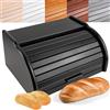 Creative Home Portapane in Legno con Coperchio Scorrevole per Cucina