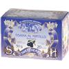 Apicoltura Brezzo Sweet Herbs® | Tisana al Mirtillo Nero | Infuso Biologico Antiossidante e Drenante al Mirtillo - 20 Filtri in Singole Bustine (30 Gr)