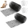 WADEO Tappetino Repellente per Gatti 200x30cm, [2 Pezzi] [I gatti lo temono], Griglia Dissuasione Gatti con 16 Graffette per Giardino, Balcone, Interno, Esterno (2 Pezzi)