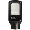 V-TAC Luci stradali a LED - Luci stradali sottili - IP65 - Nero - 30 Watt - 2510 lumen - 6500 K