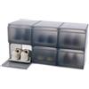Joseph Joseph ShoeCase Scatole Portascarpe, Base Estraibile, Antipolvere, con Porta, Facile da Montare, Confezione da 6