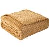 Good Nite Coperta morbida in microfase, 150 x 200 cm, coperta in pile per divano e letto, camera da letto, ufficio, beige