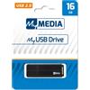 Verbatim Pen Drive 16GB Verbatim MyMedia USB Drive connettore USB 2.0 Nero [69261]