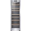 Haier WS137GDNFI - Frigorifero per vino / 137 bottiglie/acciaio inox/hOn-App/Dual Zone/porta resistente ai raggi UV/controllo dell'umidità 50-80%/7 ripiani in legno/illuminazione a LED/compressore a