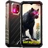 Ulefone Armor 22 (256GB) Rugged Smartphone,64MP+64MP Visione Notturna Android 13 Telefono Indistruttibile,6.58 FHD+ 6600mAh IR Blaster IP68/IP69K 4G Impermeabile Celllare Antiurto NFC/GPS(Nero)