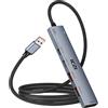 ICZI Hub USB 3.2 10Gbps 4 Porte Sdoppiatore Adattatore 120cm con 2*USB-A e 2*USB-C compatibile con Mac, iMac, Surface, Desktop, HP/Lenovo/Acer/Dell/Asus Laptop.