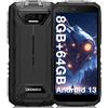 DOOGEE S41T Android 13 Rugged Smartphone, 8GB RAM + 64GB ROM(TF 1TB), 6300mAh, 5.5'' IPS HD+ Display Telefono Indistruttibile, 13MP AI Principale Fotocamere, Dual SIM, Face ID, NFC,GPS, IP68/IP69K