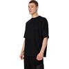 Armani Exchange Oversized Heavy Cotton Jersey Embossed Logo Jumper Polo Sweater, Nero, XL Uomo