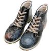 DOGO Homme Cuir Vegan Bleu Foncé Bottines - Times Up Deer Motif