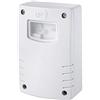 PS-TECH Interruttore crepuscolare esterno protezione IP54 con timer 1-9 ore per montaggio a parete con regolazione dell'intensità della luce 3-500 lux