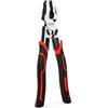 HAUTMEC Linesman HT0273-PL - Pinza combinata ad alta leva, 4 in 1 multi-funzione Lineman ad alte prestazioni