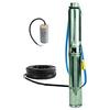 Generico 4GS11 POMPA SOMMERSA PER POZZI LOWARA HP1.5 V230V400 90LTMIN MOTORE EBARA (V230+CAVO 70MT+CONDENSATORE)