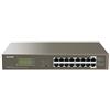 TENDA - Switch TEG1116P-16-150W-EU 16 Porte Gigabit 10 / 100 / 1000 con 1 slot Gigabit / SFP - SPEDIZIONE GRATUITA