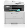 BROTHER - Stampante Multifunzione MFC-L3740CDWE Laser a Colori Stampa Copia Scansione Fax A4 18 ppm Wi-Fi / Ethernet / USB 4 Mesi di Toner Incluso con