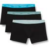 Calvin Klein Uomo Boxer Confezione da 3 Cotone Elasticizzato, Nero (B- Vivid Bl Arona Sageb Grn Wbs), XXL