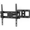 Hama - Supporto per LCD, Full Motion, Vesa fino a 400 x 400, 35 kg, 3 snodi, nero