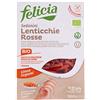 FELICIA SEDANINI PASTA CON FARINA DI LENTICCHIE ROSSE SENZA GLUTINE VEGANA
