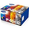 KEENKLE Pacco da 4 Cartucce Toner CLT-406S CLT-K406S CLT-P406C Compatibili per Samsung 406S per Xpress C410W C460W CLP-360 360N CLP-365 365W CLX-3300 CLX-3305 CLX-3305W (Nero Ciano Magenta Giallo, 4 Pack)