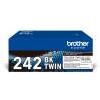 BROTHER ORIGINALE Brother Multipack nero TN-242BK TWIN ~2500 Pagine mod. TN-242BK TWIN EAN 4977766812818
