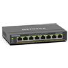 NETGEAR Switch PoE Plus 8 Porte GS308EP, Supporto VLAN, QoS, Switch Ethernet Gigabit con 4 PoE+ a 63 W, Montaggio Desktop o a Parete