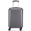 DELSEY PARIS - SEGUR 2.0 - Valigia da Cabina Rigida - 55x35x25 cm - 43 L - S - Grigio