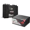 ASUS ROG Thor 1000 W Platinum II Alimentatore modulare, 80+ Platinum, certificato Lambda A++, Dissipatori ROG, Ventola PWM da 135 mm, Modalità 0dB, Pannello OLED, Cavi con custodia, Aura Sync