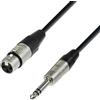 Adam Hall Cables 4 STAR BFV 0060 - Cavo microfono REAN XLR femmina a jack stereo da 6,3 mm 0,6 m