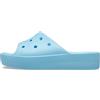 Crocs Classic Platform Slide, Sandali a Ciabatta Donna, Azzuro, 41-42 EU