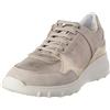 Geox Sneakers da Donna D Alleniee, Lt Taupe Lt Gold, 37 EU