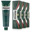 Proraso Sapone da Barba in Tubo Rinfrescante, 3 x 150ml, Sapone barba denso, cremoso e arricchito con Olio di Eucalipto e Mentolo, Made in Italy