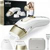 Braun Silk-expert Pro Epilatore Luce Pulsata Silk·expert Pro 5 con Custodia Rasoio Donna Venus 4 Testine colore Oro / Bianco - PL5356