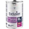 Exclusion Dog Diet Hypoallergenic Maiale e Piselli Patè Lattina 400gr