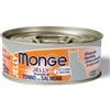 Monge Cat Jelly Pezzetti di Tonno con Salmone Lattina 80gr