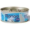 Monge Cat Delicate Pezzetti di Pollo con Calamari Lattina 80gr