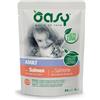 Oasy Cat Adult con Salmone Bocconcini in Salsa 85 g
