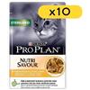 Purina Pro Plan Pro Plan Cat Nutrisavour Adult Sterilised con Pollo Bocconcini in Salsa Multipack 10x85g