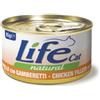 Life petcare Life Cat Natural Pollo con Gamberetti Lattina 85gr
