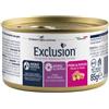 Exclusion Cat Diet Hypoallergenic Maiale e Patate Patè Lattina 85gr