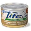 Life petcare Life Cat le Ricette Pollo con Fegatini Lattina 150gr