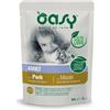 Oasy Cat Bocconcini in Salsa Adult con Maiale 85 g