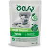 Oasy Cat Adult Sterilized con Tacchino Bocconcini in Salsa 85 g