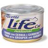 Life petcare Life Cat le Ricette Tonno con Cernia e Gamberetti Lattina 150gr